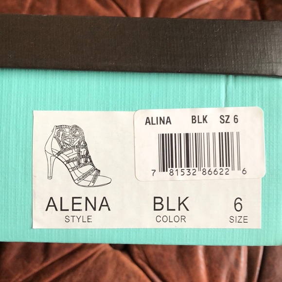 Strappy Black Heels - Picture 2 of 8